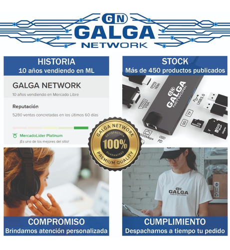 Conversor Adaptador Docking Video Usb 3.0 A Hdmi Y Vga Hub