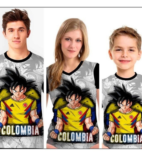 Camiseta Niño Y Dama Goku Colombia