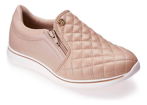 Tênis Feminino Casual Detalhe Zíper Modare