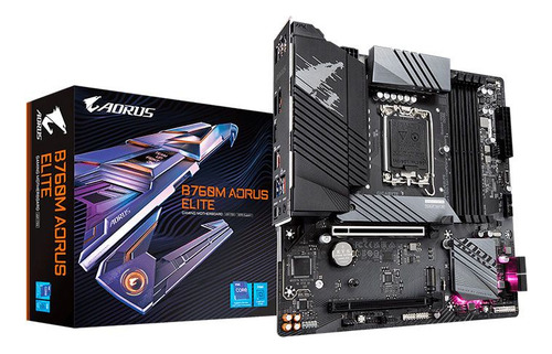 Placa Mãe Gigabyte Intel 1700 B760m Aorus Elite Ddr5 Matx