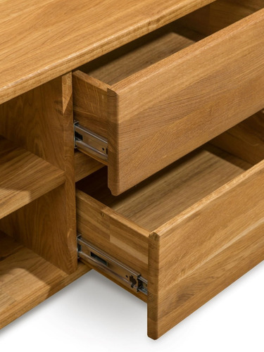 Imagen 8 de 8 de Mueble Tv 100% Madera Maciza De Roble Ref: Maciza06