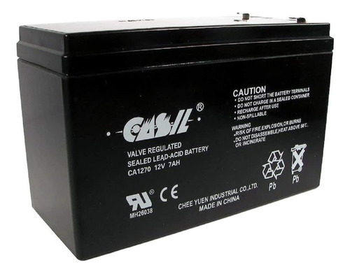 Casil Ca1270 - Bateria De Alarma De Seguridad  12 V  7 Ah  