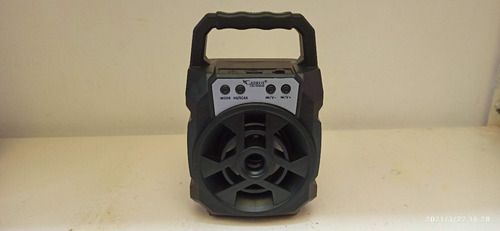 Caixa Caixinha De Som Portátil Bluetooth Mp3 Rádio Fm Sd Usb Cor Preto 110v/220v