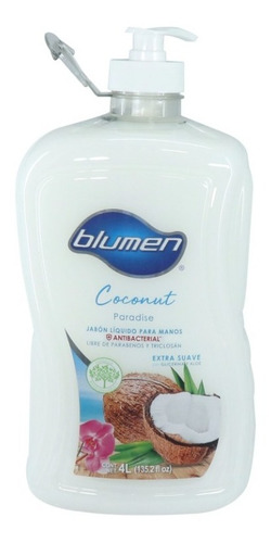 Jabón Liquido Coconut Paradise Blumen 4071535 4lts 53000262