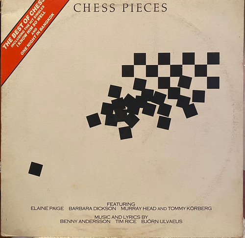 Disco Lp - Benny Andersson, Tim Rice, Björn Ulvaeus / Chess 