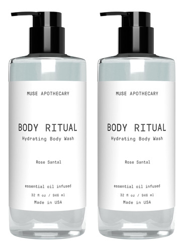 Muse Bath Bothecary Body Ritual Hidratante Body Wash  Rose S