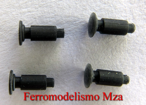 Ferri - Set De 4 Paragolpes Redondos Con Cilindro