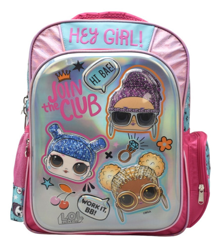 Mochila Lol Surprise  Join The Club Lets Be Friends Estampado 3d Multicolores Primaria 162122 Ruz