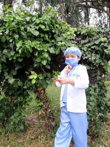 Imagen 3 de 7 de Disfraz Medico Doctor Niño Incluye Accesorios Disfraces