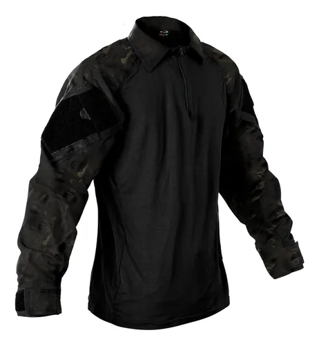 Camisa Combat Shirt Rip Stop Airsoft Tático Reforçada Foxboy