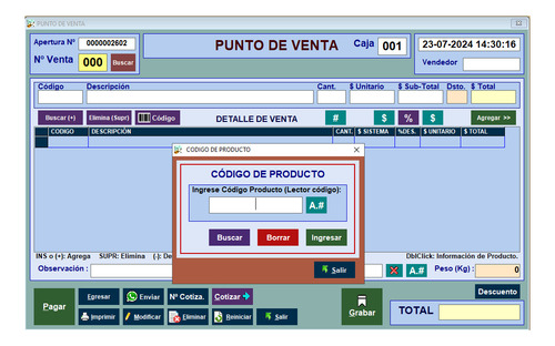 Software Punto De Venta. Gestión Erp. Integra Apps.