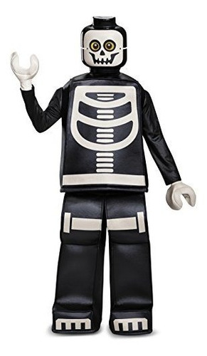 Disfraz Talla Large (10-12) Para Niño Skeleton De Lego