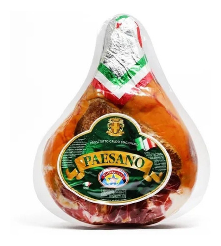 Presunto Sem Osso Italiano Cru Fatiado 1kg