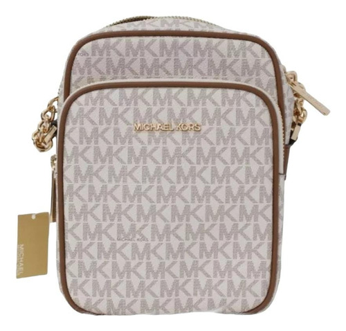 Bag / Crossbody Vainilla Con Print 15×22 Cms. Cod. 5788