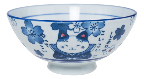 Bowl De Cerámica Gato Kataginu Topsoc