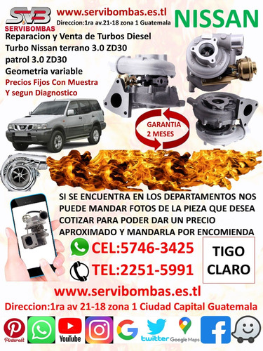 Reparacion De Turbo Nissan Patrol 3.0 Zd30 Terrano Zd303.0