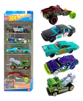Comprar Hot Wheels Pack X5 Autos Carrera Set Caja Mattel Original