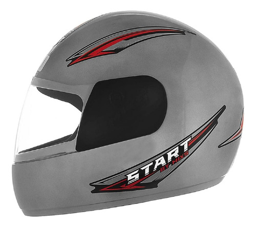 Casco Integral Mixs Start Gris Plata