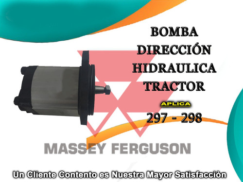 Imagen 1 de 4 de Bomba Dirección Hidráulica Tractor Massey Ferguson 297 298