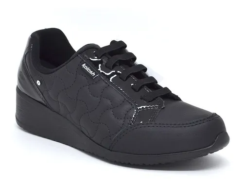 T nis Casual Feminino Anabela Sola Alta Dakota Kolosh C1801