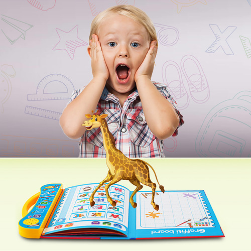 Brinquedo Com Letras, Palavras E Formas Em Inglês. Crianças