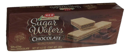 3pack Heb Waffer Azucar Chocolate 260 Gr