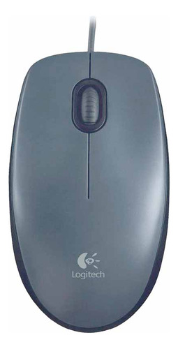 Mouse Usb 800dpi Preto M90 0100 Logitech Original Unidade