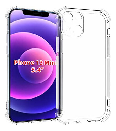 Ustiya Funda Para iPhone 13 Mini Clear 5.4 B09chj2j3x_010424