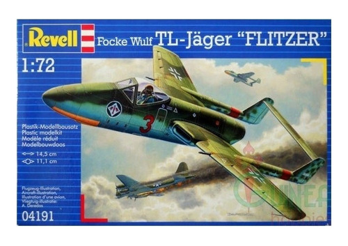 Modelismo Avión 1/72 Focke Wulf Flitzer Revell Luftwaffe