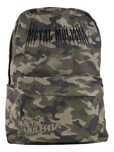 Mochila De Asalto De Metal Mulisha, Camuflaje, Un Tamaño