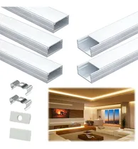 Comprar 5pcs Perfil De Aluminio Para Tira Led En Casa Oficinas 5m Luz Aluminio Mica Opalino Banna BDB-5PCS