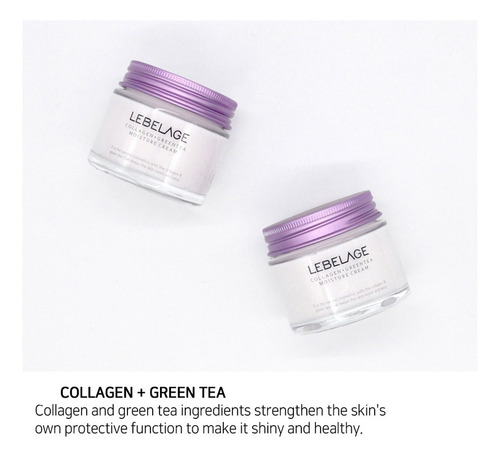 Crema Facial Coreana Con Extracto De Té Verde & Colageno_1pz