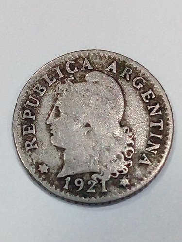 Moneda De 5 Centavos Año 1921