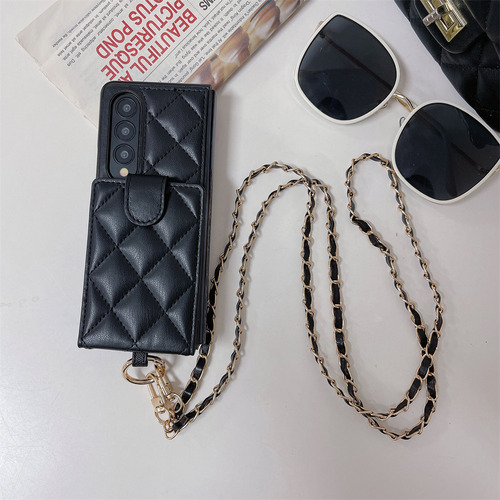 Funda De Cuero De Lujo For Samsung Galaxy Z Fold 5 4 3 Fold