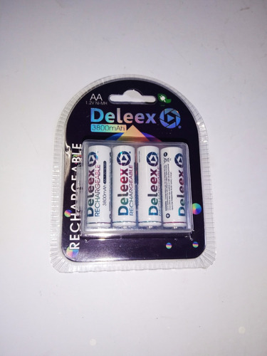 Pila Bateria Recargable Aa Blister Pack X 4 3800mah Pilas