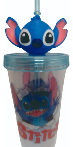 Vaso De Acrilico De Stitch 3d