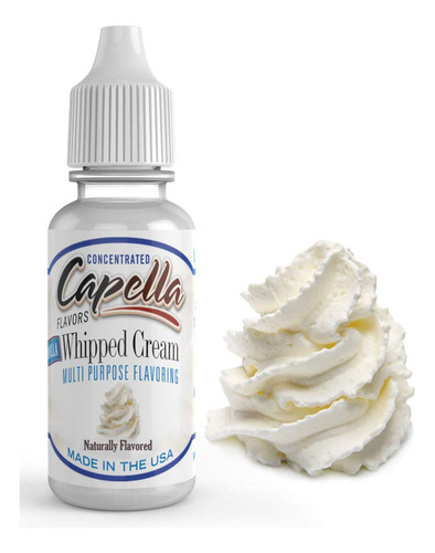 Capella Flavor Drops Vanilla Batida Crema Concentrada 0.4 Fl
