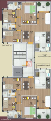 Apartamento Com 3 Dormitórios À Venda, 77 M² Por R$ 360.000 - Cristo Redentor - Caxias Do Sul/rs - Ap2108