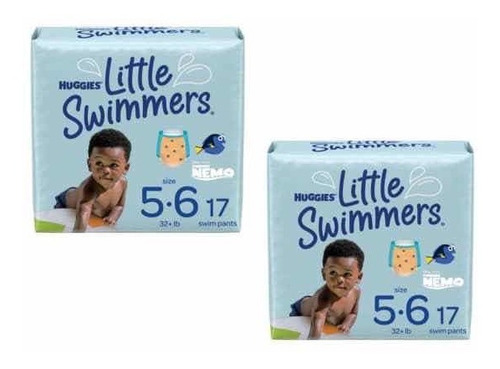 Huggies Little Swimmers Pañal Calzón Nadar 2 Bolsas