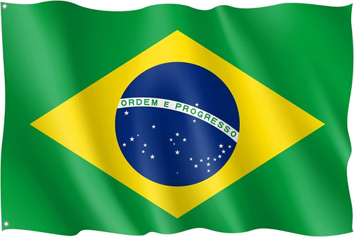 Bandera De Brasil Oficial 90 X 150 Cm