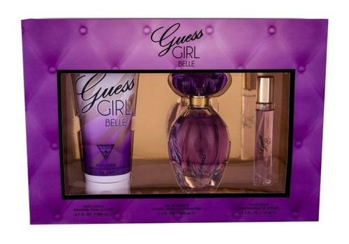 Perfume Guess Girl Belle 100ml Estuche Set 3 Piezas 