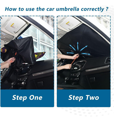 Oarencol Parasol Plegable Para Parabrisas De Automóvil, Dise