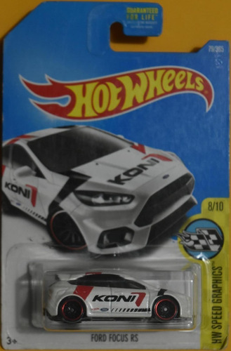 Hot Wheels Ford Focus Rs  #79