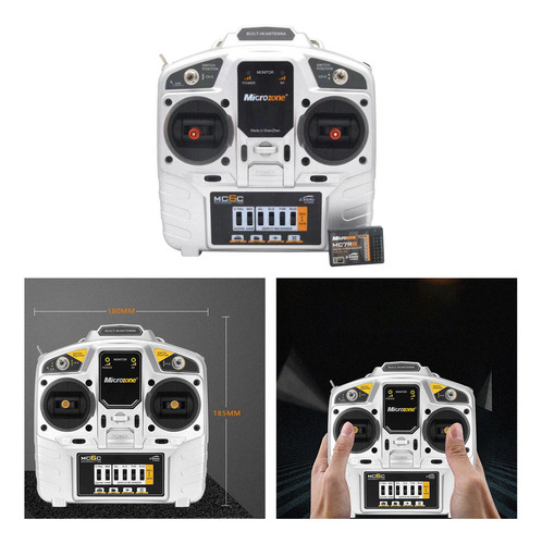 A*gift Transmisor De Radio Mc6c 2.4ghz 6ch Con Mc6c 7rb