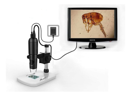 Mustcam Microscopio Digital Full Hd 1080p, Microscopio Hdmi,