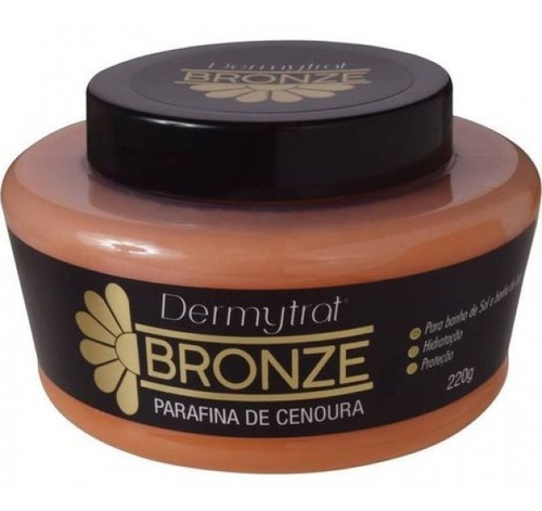 Parafina Bronze Cenoura Hidratação Proteção Dermytrat 130g