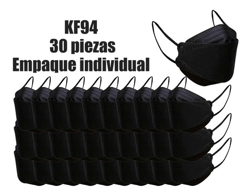 Mascarilla Kf94 30 Unidades Empaque Individual 