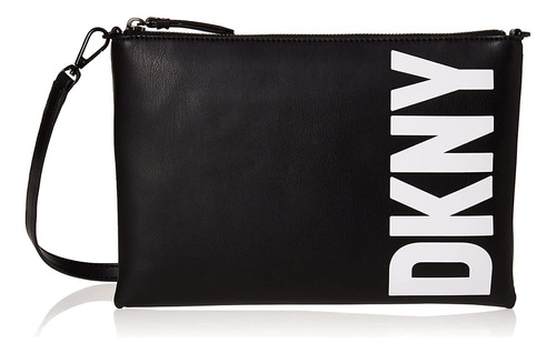 Dkny Tilly - Bolso Bandolera Color Negro, Negro/negro