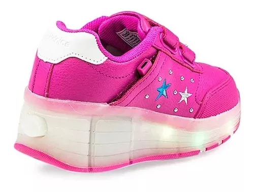 Zapatillas Addnice Star Luces Y Ruedas (0591) |