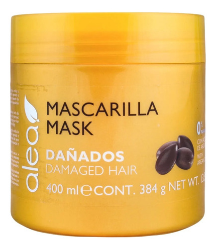 Alea Mascarilla P/ Cabellos Dañados C/400ml/ Aceite De Argán